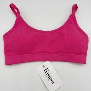NWT The Upside Ribbed Seamless Ballet Bra in Pink